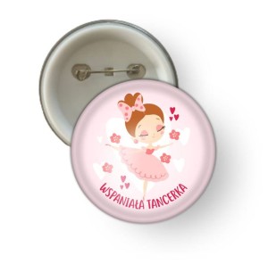 Przypinka  - Taneczna  (wzór 1) 