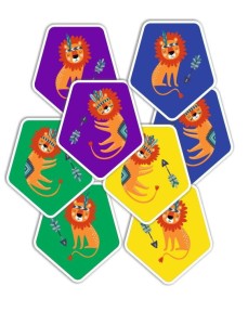 Girlanda "Boho Lew" (8 elementów)  