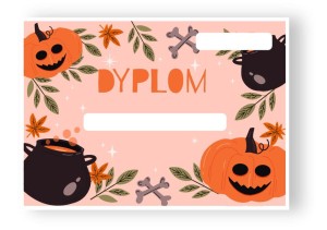Dyplom "Halloween" (wzór2) A4