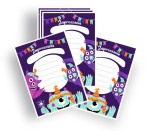 Zaproszenie "Monster I" ( 20 szt.)    