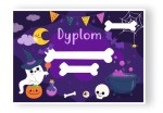 Dyplom "Halloween" (wzór 5) A4    