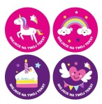 Naklejki Urodzinowe "Słodkie" (24 naklejki)