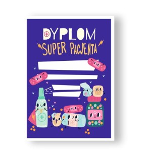Dyplom "Super Pacjent" (wzór 10) A5 