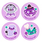 Naklejki Halloween "Dracula" (24 naklejki)  