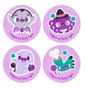 Naklejki Halloween "Dracula" (24 naklejki)  