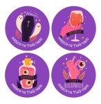 Naklejki Halloween "Straszne " (24 naklejki)  