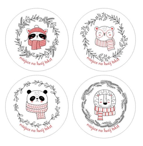 NAKLEJKI ŚWIĄTECZNE