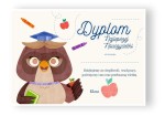 Dyplom na Dzień Nauczyciela "Mądra Sowa  II" ( A4)  