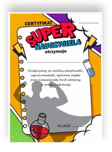 dyplom dzień nauczyciela