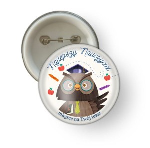Przypinka na Dzień Nauczyciela  "Mądra Sowa" 