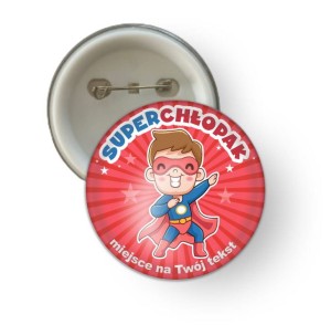 Przypinka na Dzień Chłopaka "Super Chłopak III" 