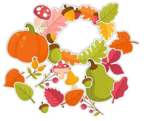 DEKORACJA JESIENNA LIŚCIE