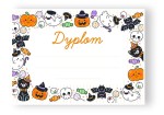 Dyplom "Halloween" Wzór 6 (A4)     