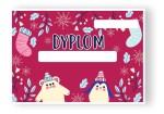 Dyplom "Zimowy V" (A4)   