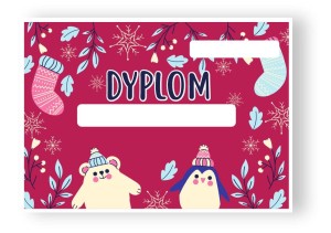 Dyplom "Zimowy V" (A4)   