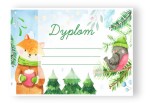 Dyplom "Zimowy VII - Zwierzątka" (A4)    
