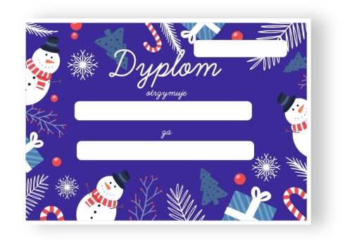 DYPLOM ŚWIĄTECZNY