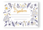 Dyplom "Święta- Boże Narodzenie VI"  (A4)