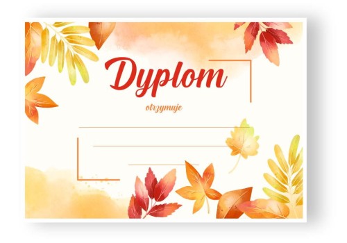 dyplom jesienny