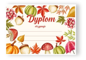 Dyplom "Jesienny IV " (A4)      