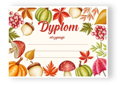 dyplom jesienny