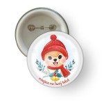 Przypinka Świąteczna - "Piesek II"   