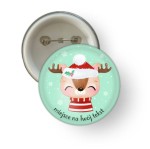 Przypinka Świąteczna -   "Zielony Jelonek" 