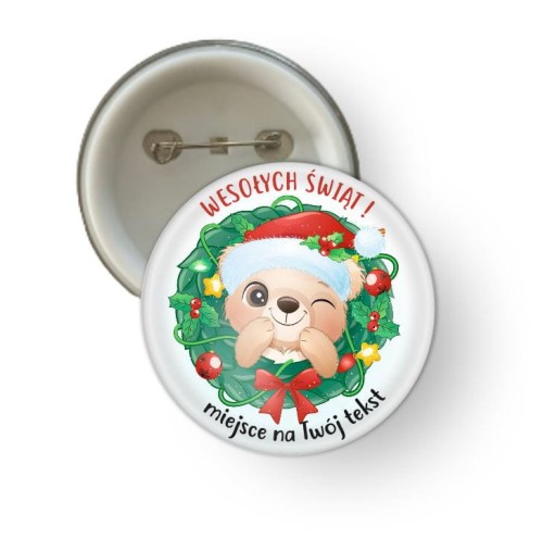 PRZYPINKA ŚWIĄTECZNA MIŚ