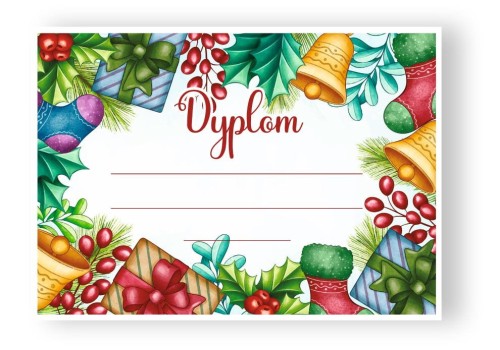 dyplom świąteczny