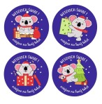 Naklejki Świąteczne "Koala" (24 naklejki)   