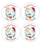 Naklejki Świąteczne "Kotki III" (24 naklejki)  