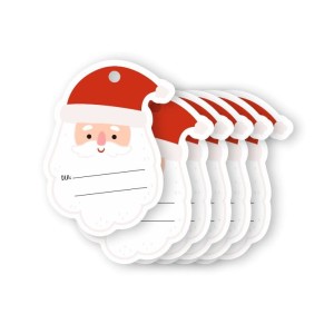 Zawieszka na Prezent -  "Świąteczna"  ( 5 szt.)