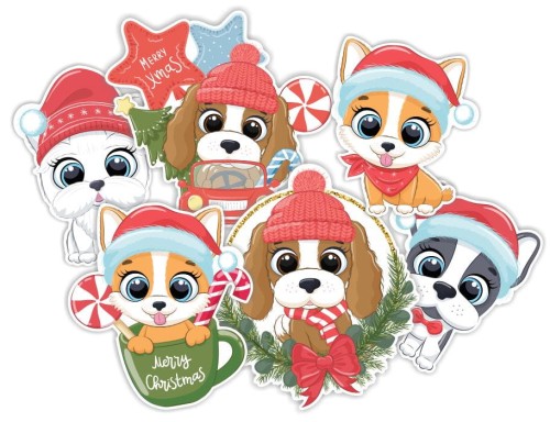 dekoracja święta pieski