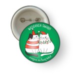 Przypinka Świąteczna  "Kotki"  