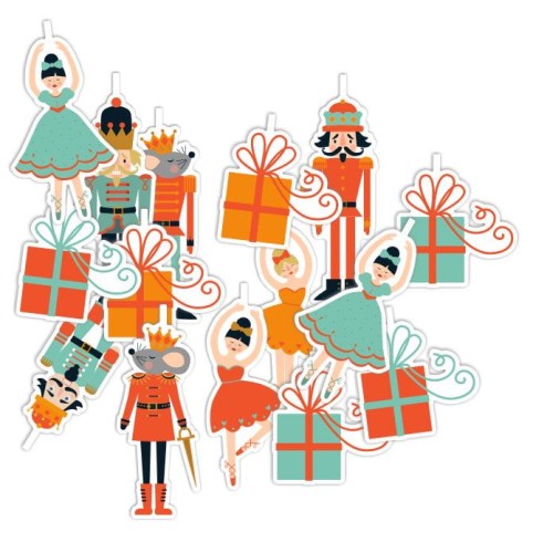 girlanda dziadek do orzechów