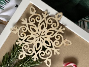 Dekoracja - "Śnieżynka I" (4 szt.)  