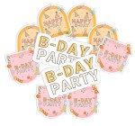 Girlanda urodzinowa "B-Party II" (10 elementów) 