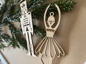 Dekoracja - "Dziadek do orzechów"  (2 szt.)  