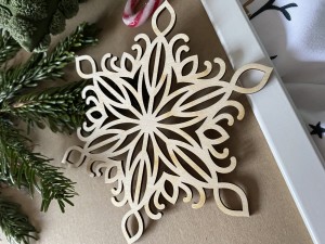 Dekoracja - "Śnieżynka II" (4 szt.)   