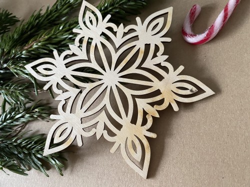 śnieżynka dekoracja