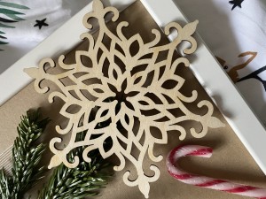 Dekoracja - "Śnieżynka IV" (4 szt.)    