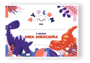 Dyplom Dzień Dinozaura I ( A4)  