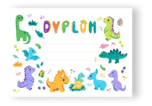 Dyplom  Dzień Dinozaura III ( A4)  