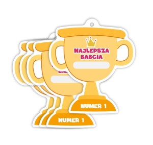 Medal - puchar "Najlepsza Babcia" ( 4 szt.) 