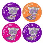 Naklejki  Super Pacjent - wzór 5 (24 naklejki)