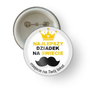 Przypinka - Dzień Dziadka" Najlepszy Dziadek" 