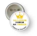 Przypinka - Dzień Babci "Najlepsza Babcia"  