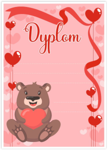 Dyplom "Walentynki"  (A4)  