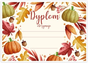 Dyplom "Jesienny " (A4)   