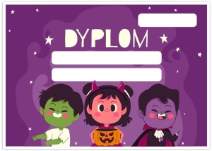 Dyplom "Halloween" (A4)  